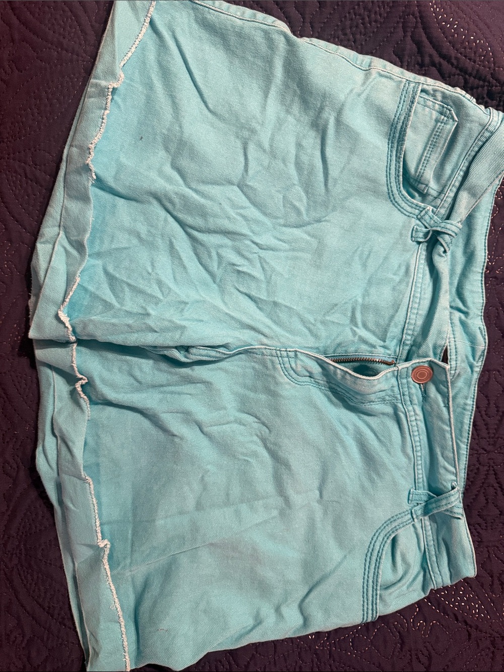 Lane Bryant Light Aqua Denim Shorts